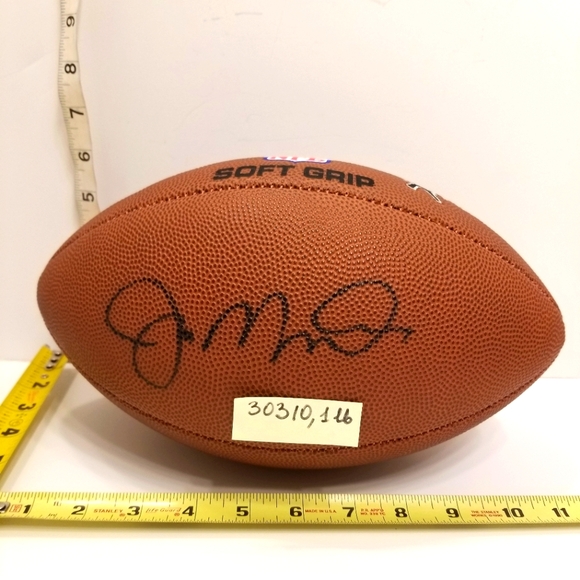 🔻REDUCED❣ Joe Montana San Francisco 49ers Signed Wilson Official NFL Football❣ - Picture 5 of 7